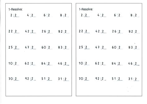 Matem Tica Continhas De Divis O Por Alfabetiza O Blog Continhas