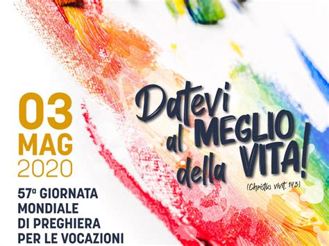 È stata istituita dall'assemblea generale dell'organizzazione delle nazioni unite (onu) il 28 giugno 2012. Giornata mondiale di preghiera per le vocazioni 2020. Felicità, c