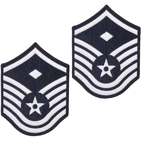 Usaf Master Sergeant First Sgt Large Full Color Embroidered Chevron