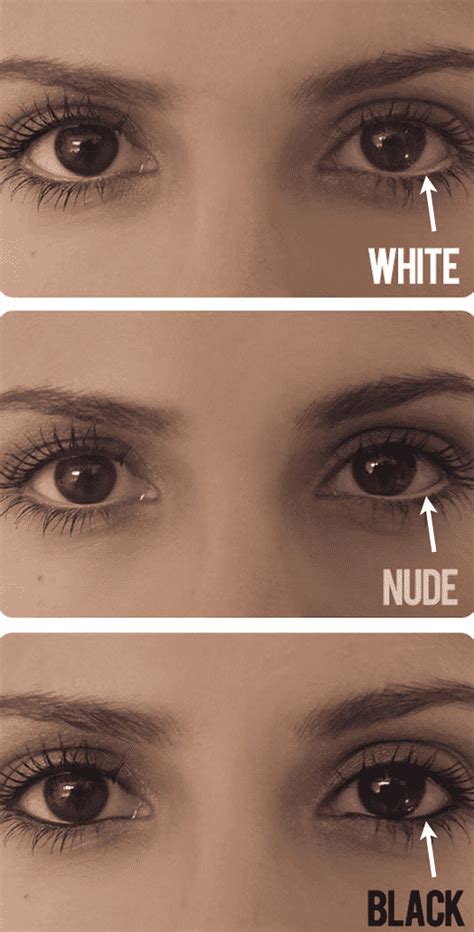 Make Your Eyes Appear Larger With A Nude Eyeliner On Your Water Line