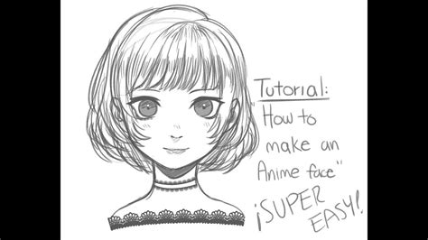 How To Draw An Anime Face Step By Step Just Stick Close To The Steps