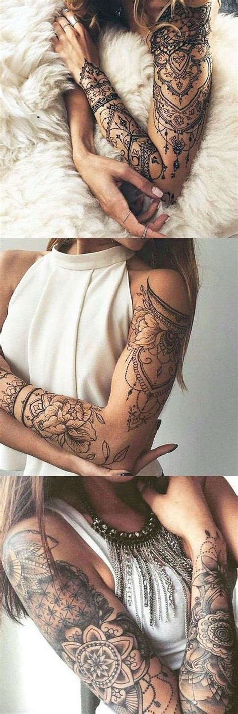 Custom Fake Tattoos | Wytatuowane dziewczyny, Tatuaż plemienny, Mandala