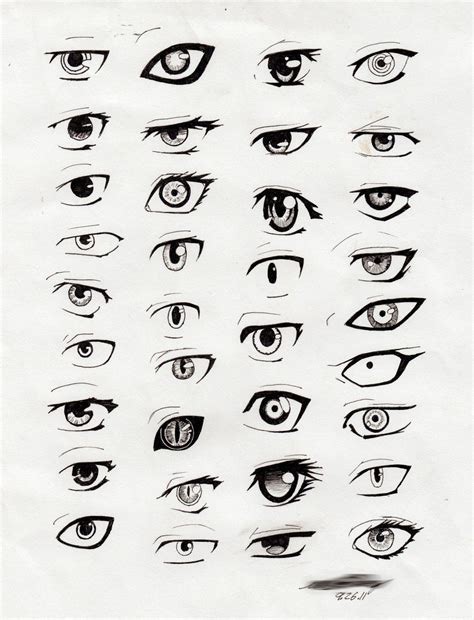 anime drawing ideas eyes