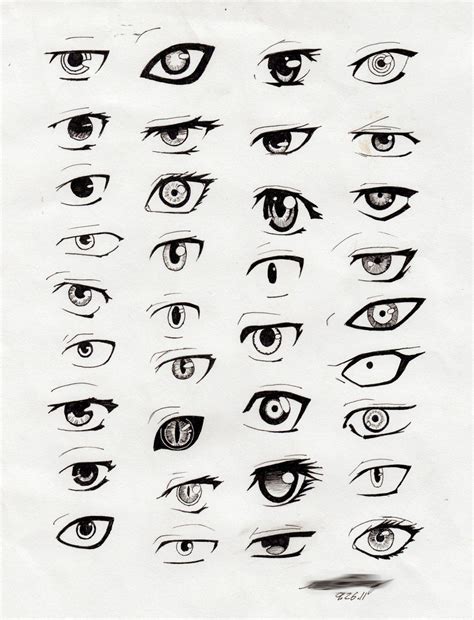Don't make the line too straight, give it a little bit of a curve in the middle. Anime eyes | Anime eyes, Anime eye drawing, Eye drawing