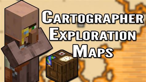 Minecraft 111 Cartographer Illager And Exploration Maps Showcase Youtube