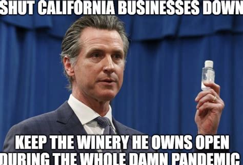 Photo Shut California Businesses Down Keep The Winery He Owns Open