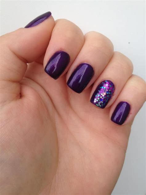 Best 25 Purple Gel Nails Ideas On Pinterest Fall Gel Nails Peacock Nails And Grey Gel Nails