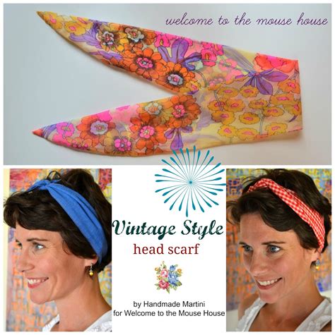 Vintage Inspired Head Scarf Tutorial