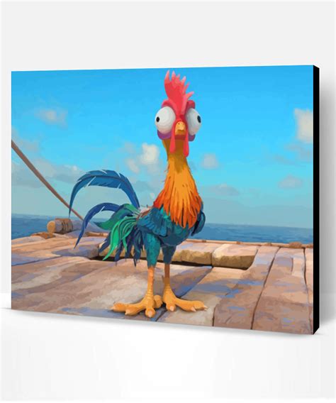 Hei Hei Moana Paint By Number Paint By Numbers Pro