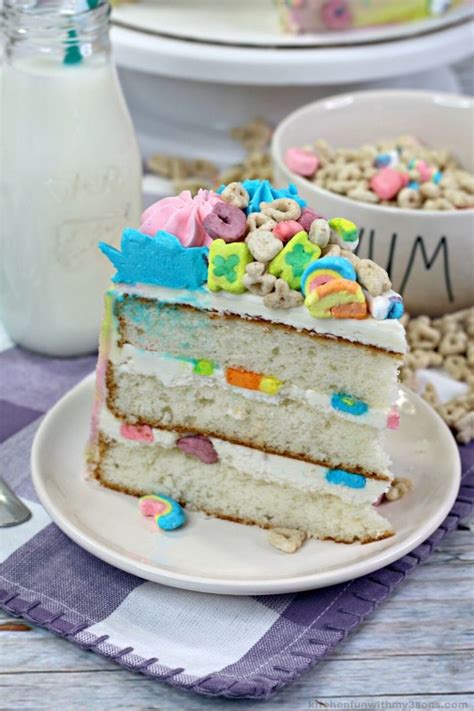 Lucky Charms Cake Recipe Kitchen Fun With My 3 Sons