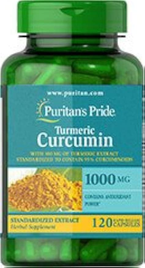 Turmeric Curcumin 1000 Mg With Bioperine 5 Mg Puritan S Pride 120