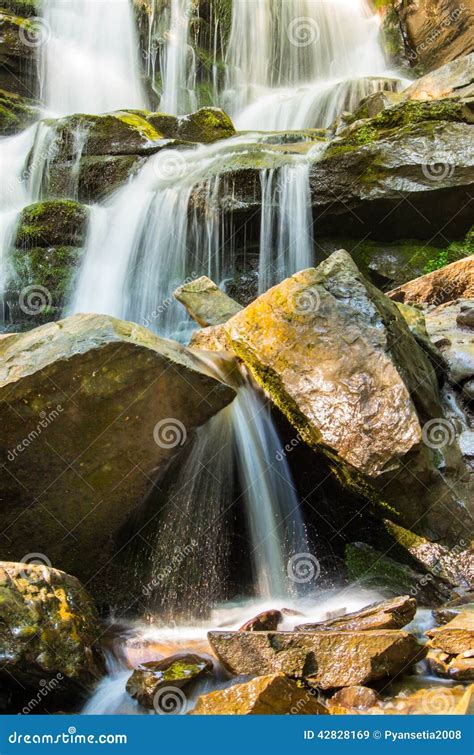 Mountain Stream On The Rocks Stock Image Image Of Nature Rock 42828169