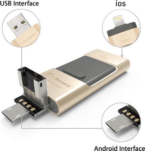 Otg Flash Drive Voor Iphone Ipad Ipod Ios Android En Pc Usb
