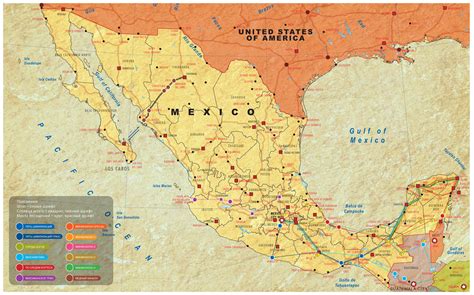 Map of Mexico: Cancun, Riviera Maya and Mexico City | Arminas Travel