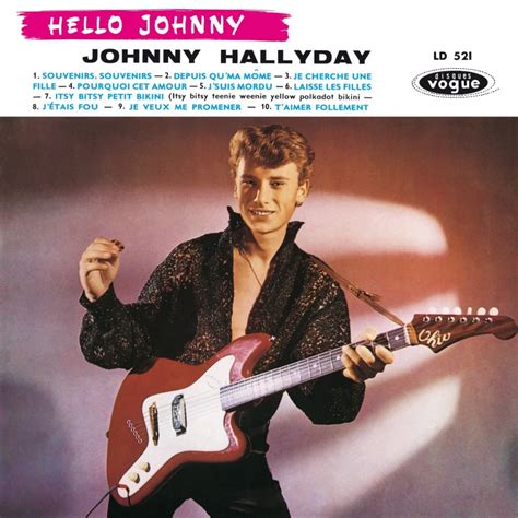 Johnny Hallyday Lp N°01 Hello Johnny Cd Mini Lp
