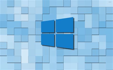 Blue Wallpaper Windows 10 Logo
