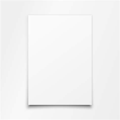 Stack Papers Isolated Blank White Paper Sheets Vector