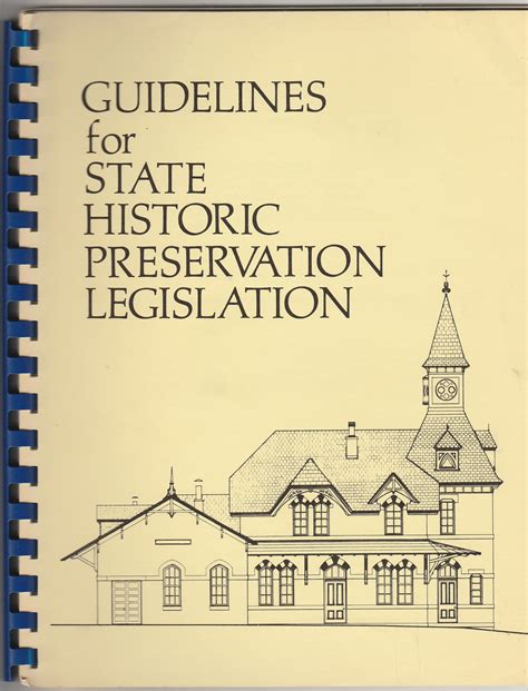 Guidelines For State Historic Preservation Legislation By Advisory