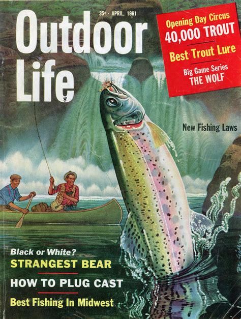 Outdoor Life April 1961 Magazine Cover Hunting And Fishing Magazine