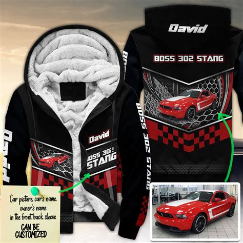 Personalized Car Racing All Over Print Fleece Zipper Hoodie Trendysweety