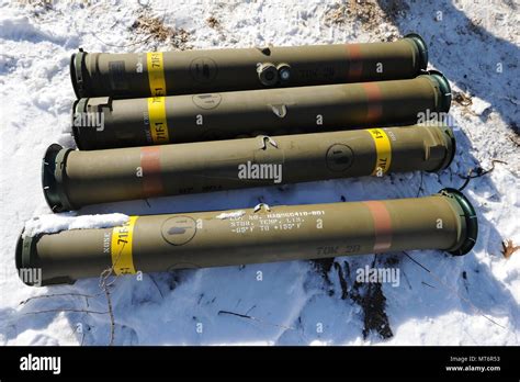 Several Spent Anti Tank Tow Missile Casings Are Seen At Fort Mccoy Wis