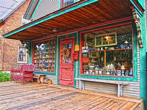 Colorful Antique Storefront By Marchello Redbubble