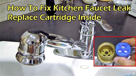Switching out our current moen kitchen faucet to a high arc moen. How To Fix Kitchen Faucet Leak - Replace the Cartridge ...