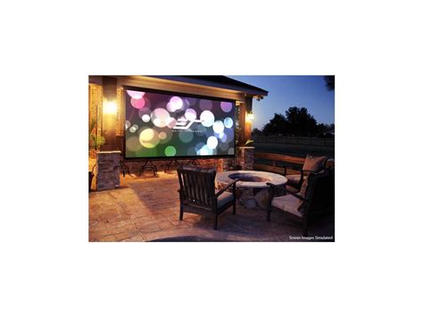 Check out a video of it in action Elite Screens DIYW135H3 Diy Wall 3 Series 135" 16:9 Outdoor Projector Screen 848448019808 | eBay