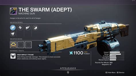 Destiny 2 Adept Weapons How To Get Nightfall Adept Weapons Mods