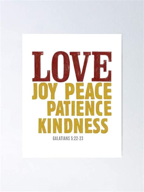 Thlevu Love Joy Peace Patience Kindness Galatians 522 23