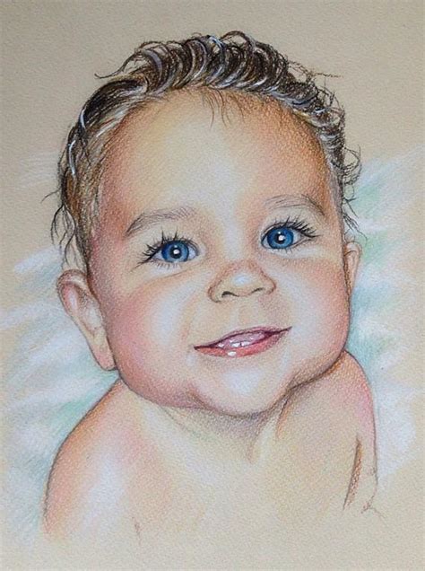 Welcome to pencil pic drawings drawing is rather like playing chess: Custom portrait baby Portrait pencil portrait family