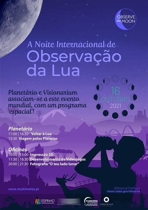 Noite Internacional de Observação da Lua CENTRO MULTIMEIOS DE ESPINHO