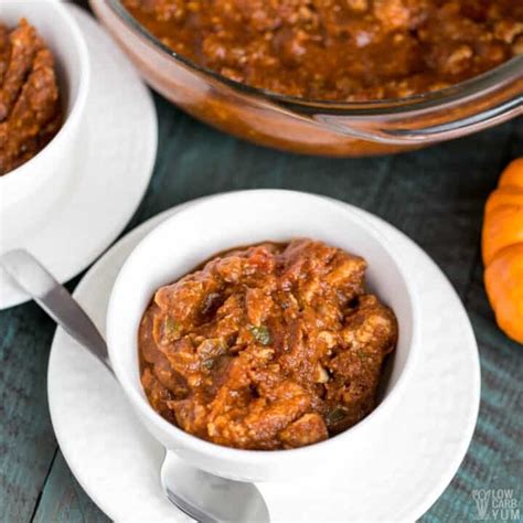 Turkey Pumpkin Chili Slow Cooker Or Instant Pot Low Carb Yum