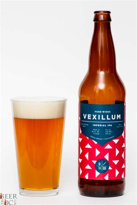 Four Winds Brewing Co Vexillum Imperial Ipa Beer Me British Columbia