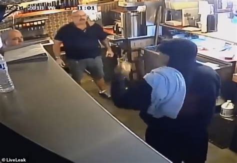 Shocking Moment A Thief Trying To Rob A Mexican Restaurant In Arizona