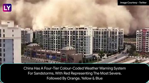 China Massive Sandstorm Engulfs Jiuquan City Gansu Province Video