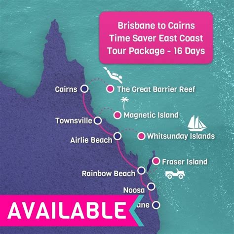 16 Days Brisbane To Cairns Tour From 1305 1775