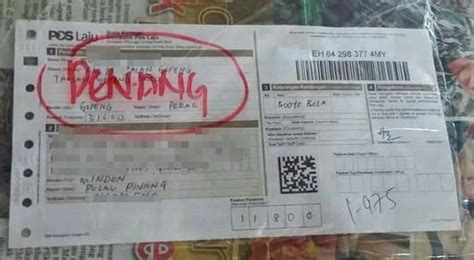 Ada beberapa kali saya terpaksa ambil sendiri barang saya dekat poslaju sebab nak cepat. A Python Was Delivered To A University Student In Penang ...