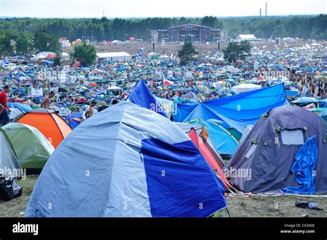 Tents At The Przystanek Woodstock Europe S Largest Open Air Festival