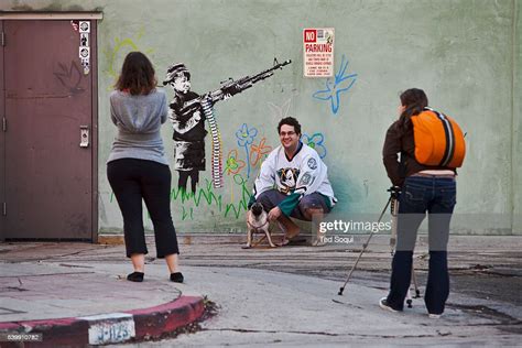 Two Pieces Of Street Art By Banksy Appears In Los Angeles This One