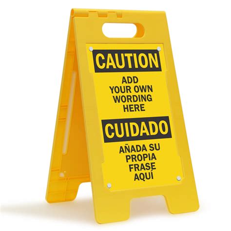 Stand Up Floor Signs Standing Floor Sign Fold Up Sign