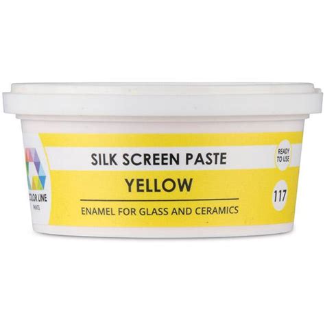 Allows you to add captured images which should be stored in png, gif, and jpeg format. Color Line Silk Screen Paste Yellow 5.2 oz