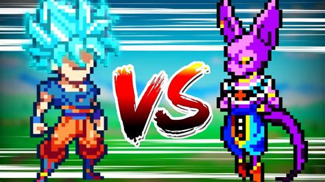 Goku Vs Bills Sprite Animation On Kinemaster Youtube