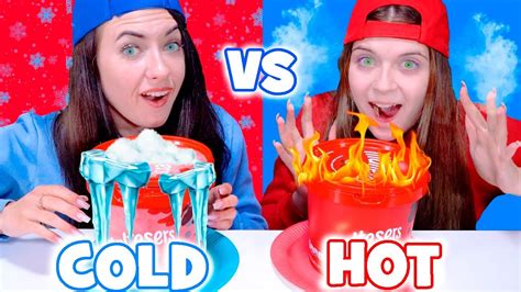 Asmr Hot Food Vs Cold Food Mukbang Challenge Youtube