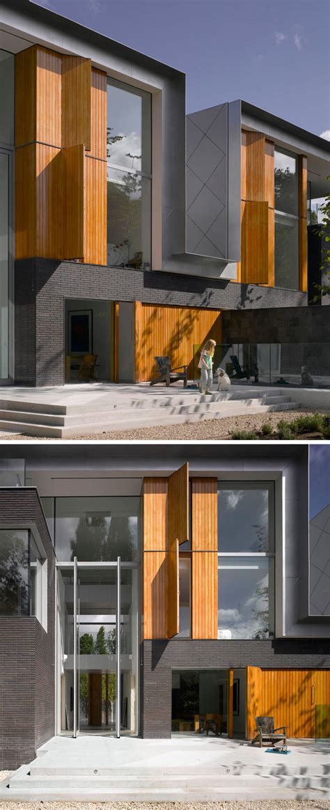 pair  houses  tall atriums sit   london site