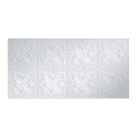 Buy stylish cheap ceiling tiles 2x4. Fasade Regalia, 2x4 Glue Up Ceiling Tile, Matte Paintable ...