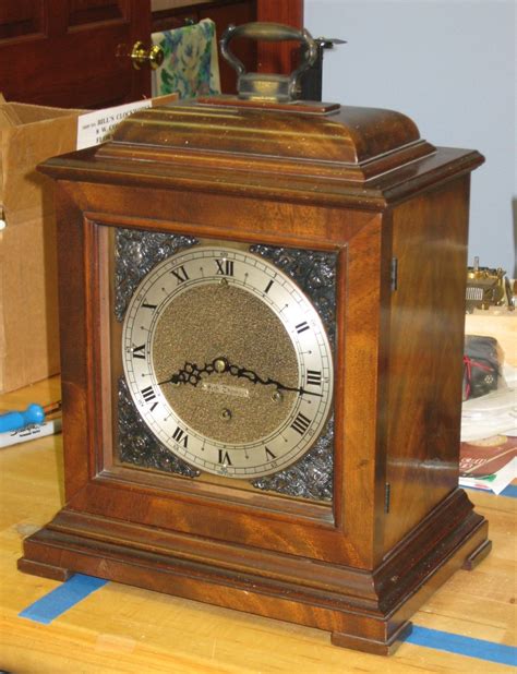 Seth Thomas Legacy 2w Mantel Clock With No 124 Movement Made In