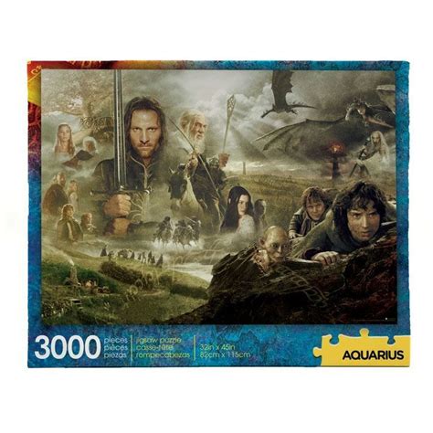 2002 lord of the rings the two towers 500 piece jigsaw puzzle.new. Lord of the Rings Jigsaw Puzzle Saga (3000 pieces) Aquarius