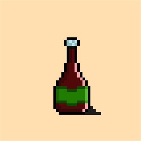 Premium Vector Soy Sauce Bottle With Pixel Art Style