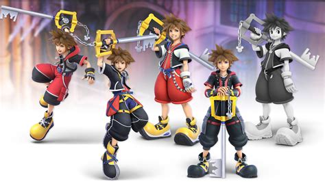 Check Out Soras Stylish Super Smash Bros Ultimate Alternate Costumes